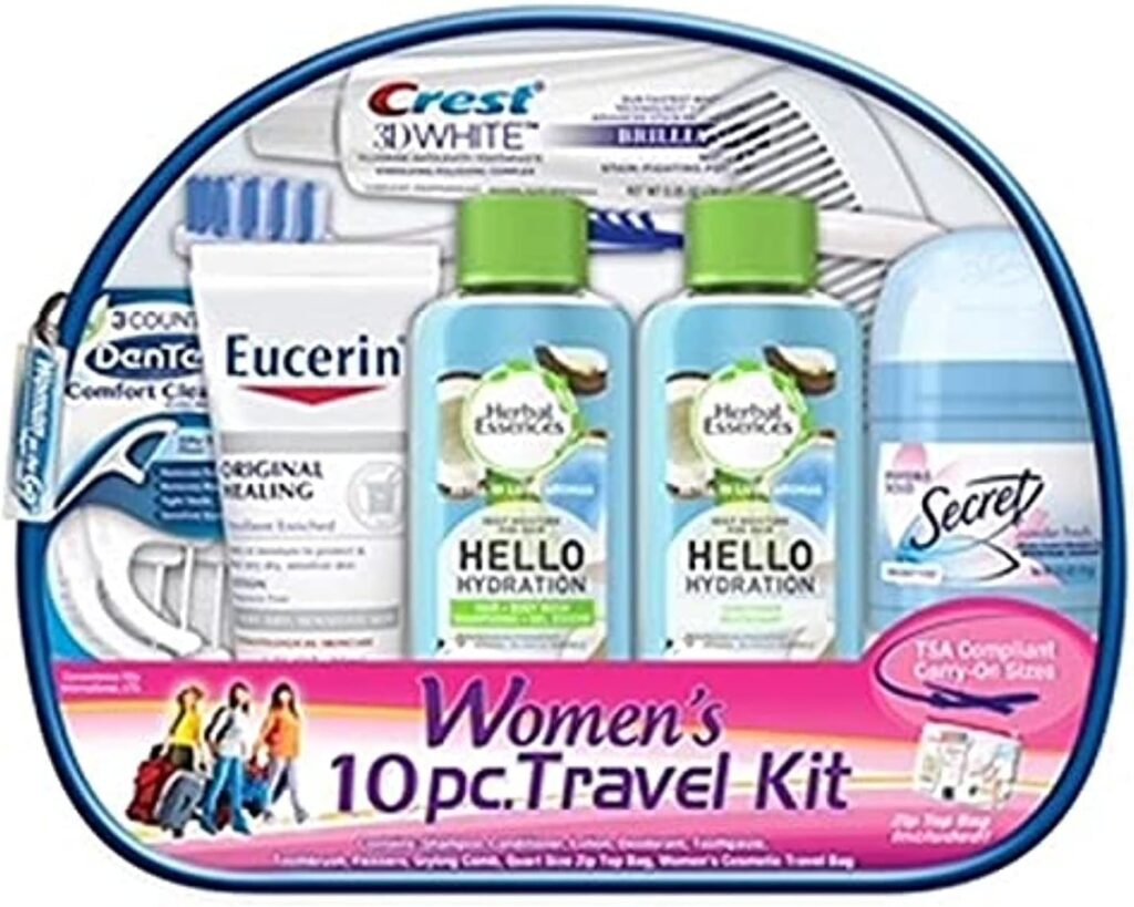 Convenience Kits International Womens Herbal Essence Kit, Blue, 10 Piece Set