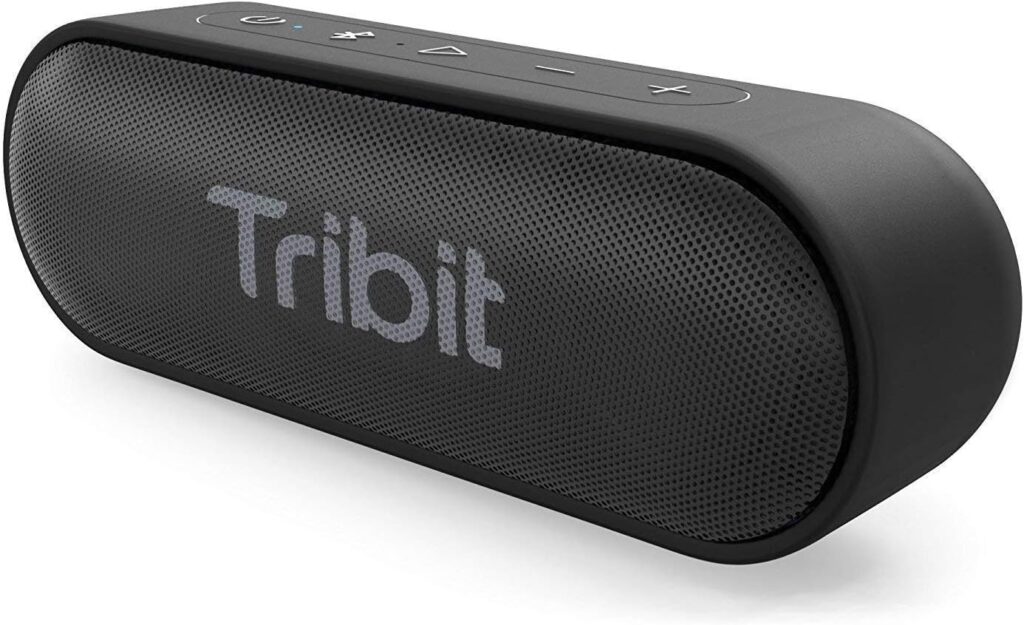 Tribit Bluetooth Speaker, XSound Go Speaker with 16W Loud Sound  Deeper Bass, 24H Playtime, IPX7 Waterproof, Bluetooth 5.0 TWS Pairing Portable Wireless Speaker for Home, Outdoor (Upgraded)