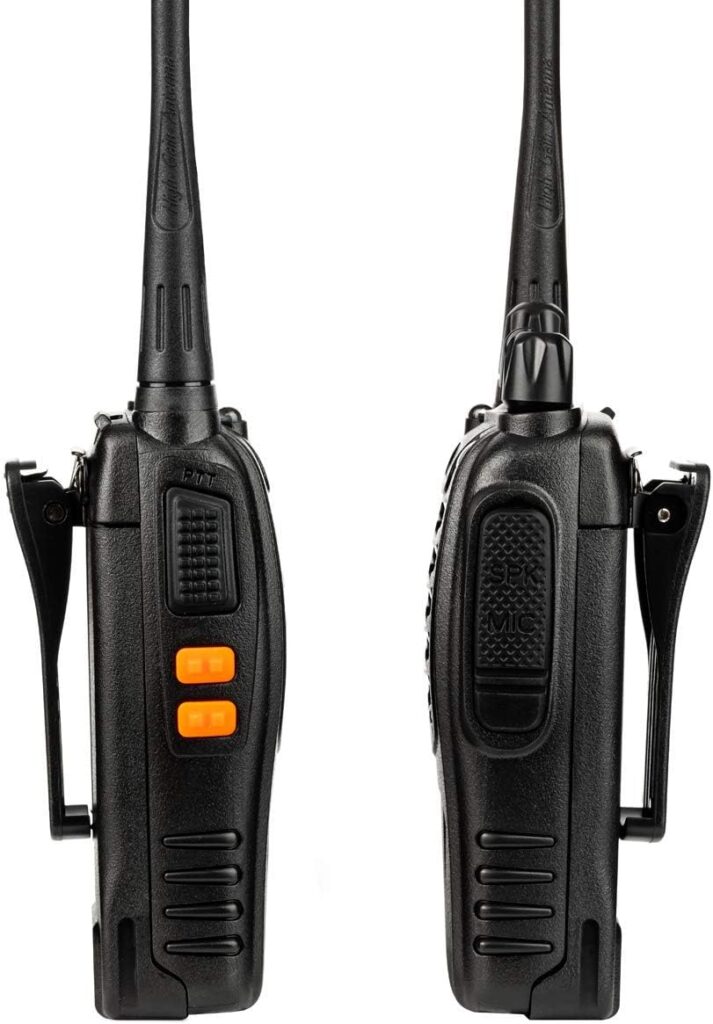 Walkie Talkie for Adults - ANSIOVON Long Range Walky Talky Rechargeable 16 Channels Two Way Radio- Flashlight - Earpiece - Rechargeable Li-ion Battery(Include) - 4 Pack.
